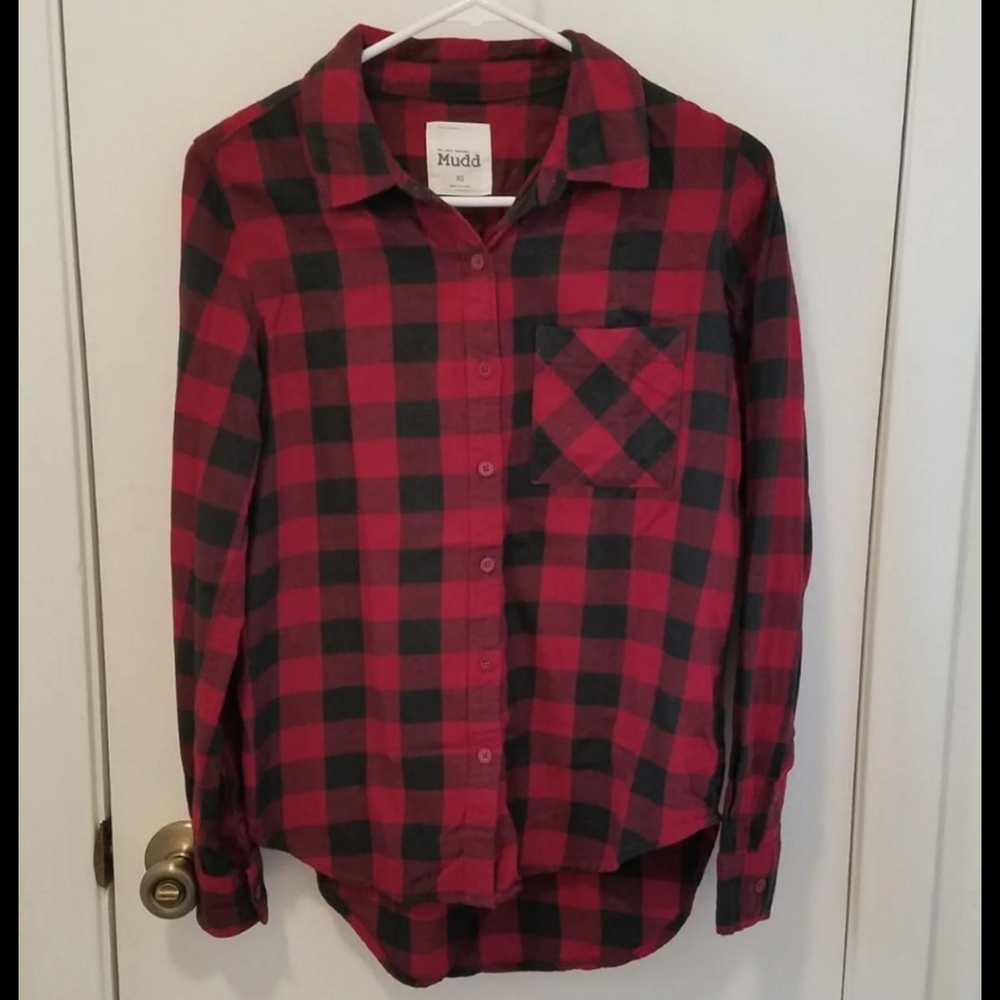 Plaid flannel shirt